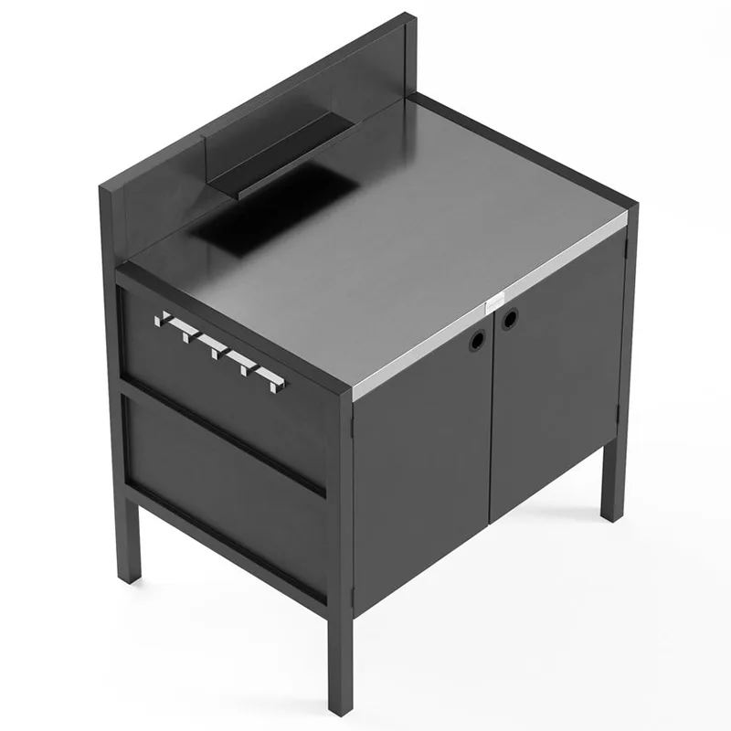 डबल डोर आउटडोर किचन कैबिनेट