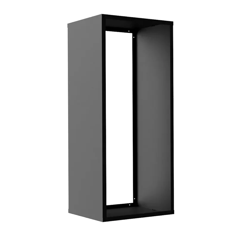 आउटडोर आसानी से एकत्रित आधुनिक जलाऊ लकड़ी भंडारण